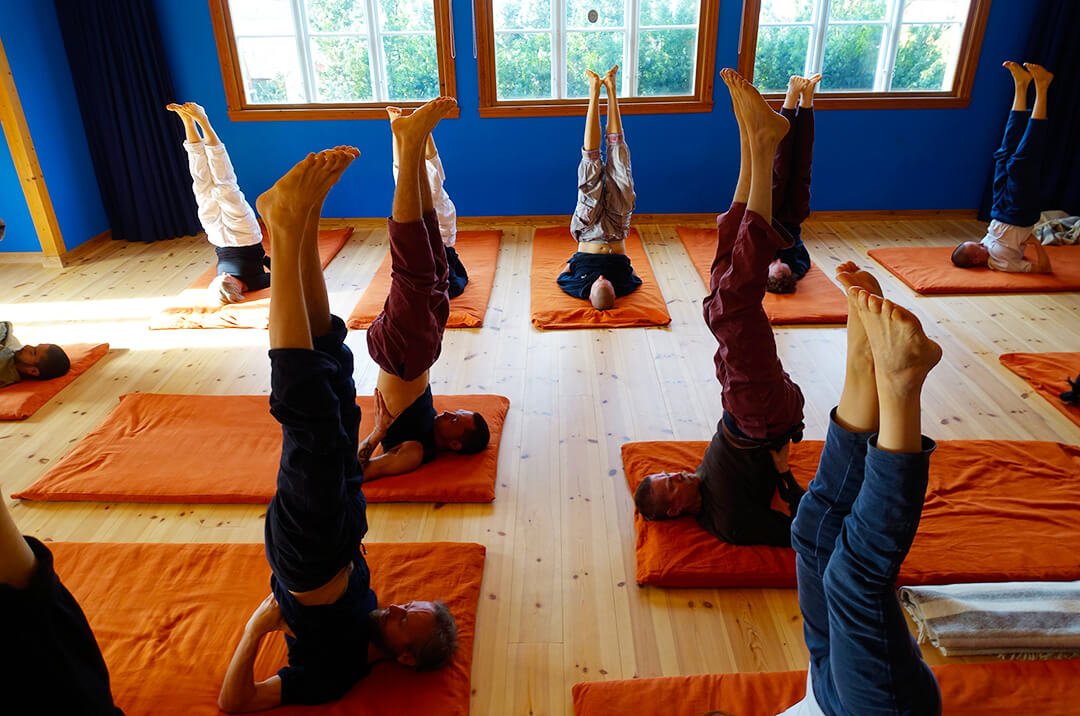 Shoulderstand  Scandinavian Yoga & Meditation School